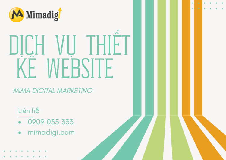 Dịch vụ thiết kế website tại Mima