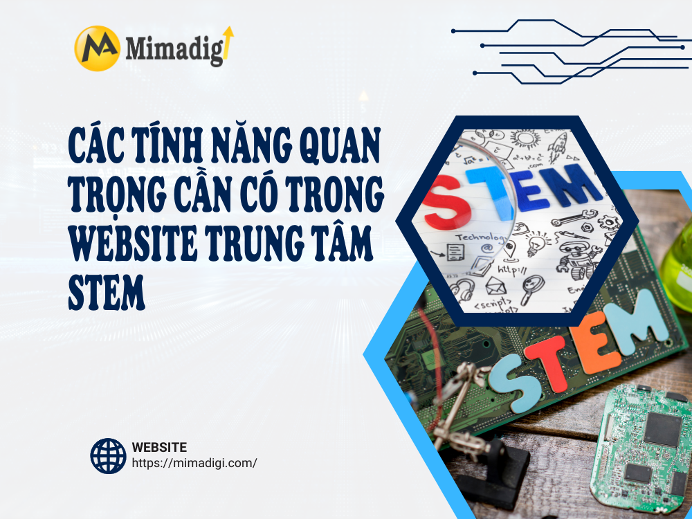 STEM Center Website Design at mimadigi