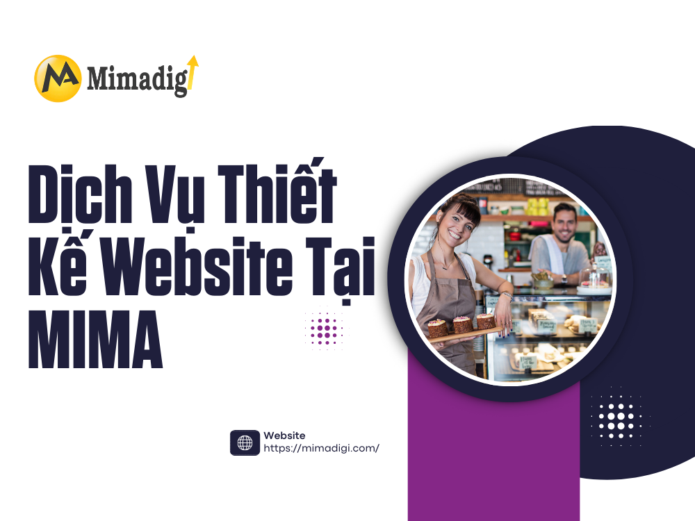 Thiết kế website thương hiệu cà phê tại mimadigi