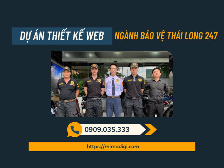 Thai Long 247 security industry web design project