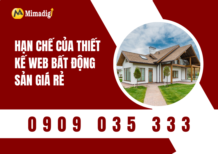 Thiết kế web bất động sản giá rẻ tại Mima
