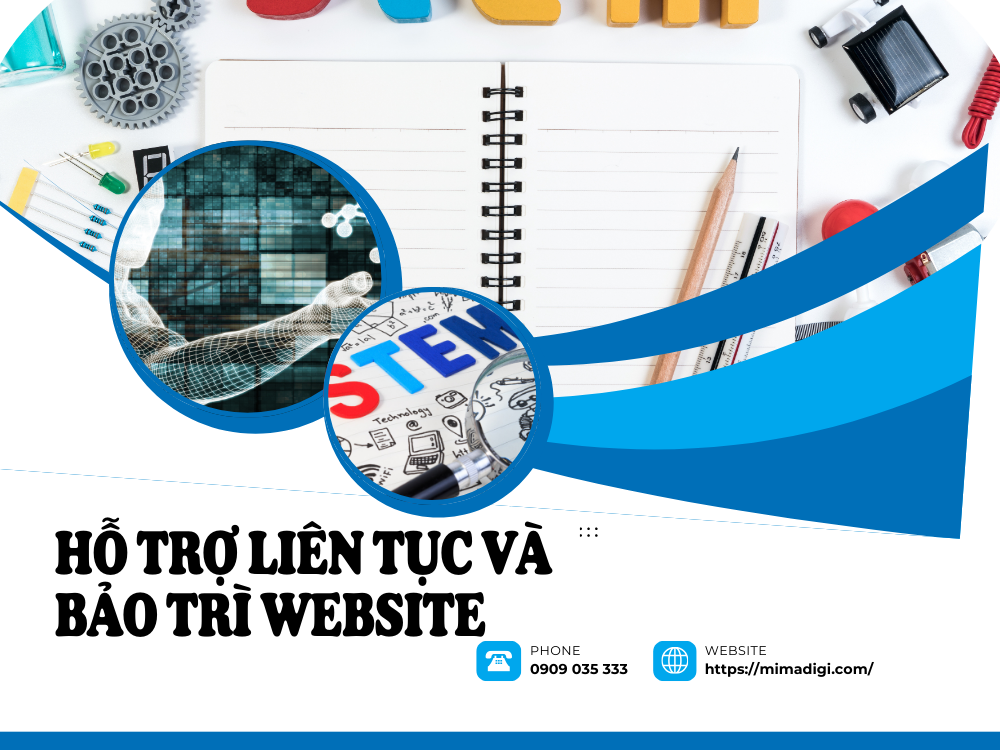 STEM Center Website Design at mimadigi