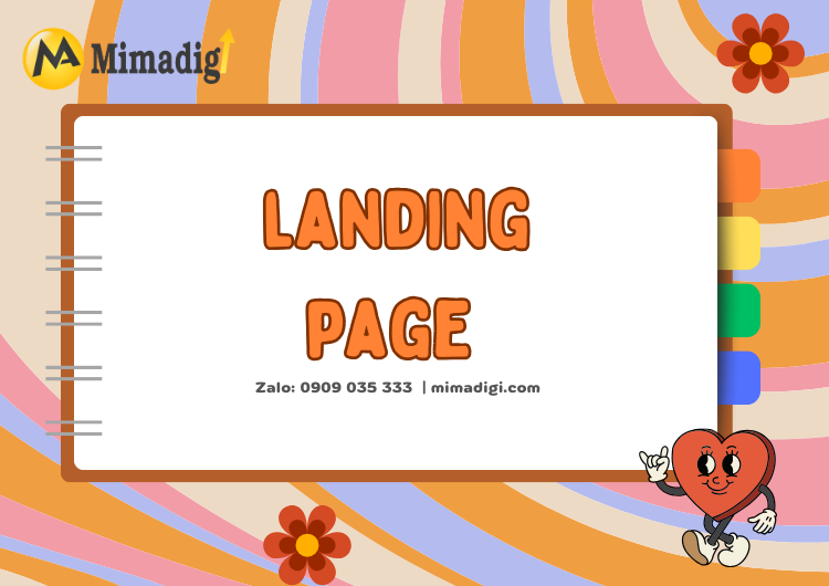 landing page là gì tại Mima