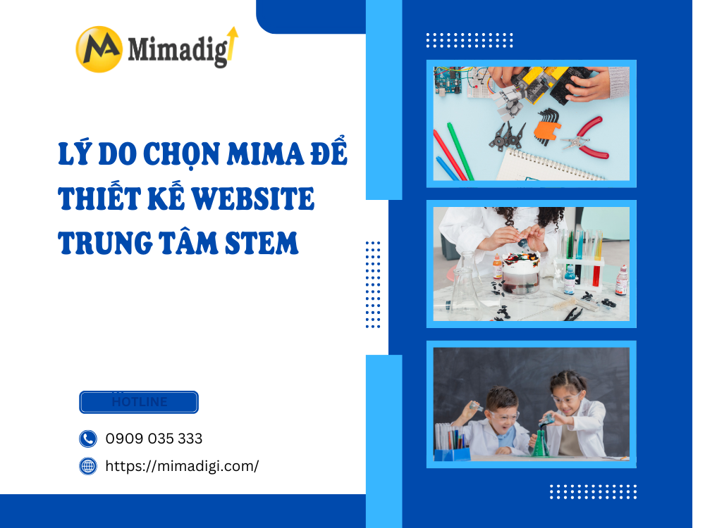 STEM Center Website Design at mimadigi