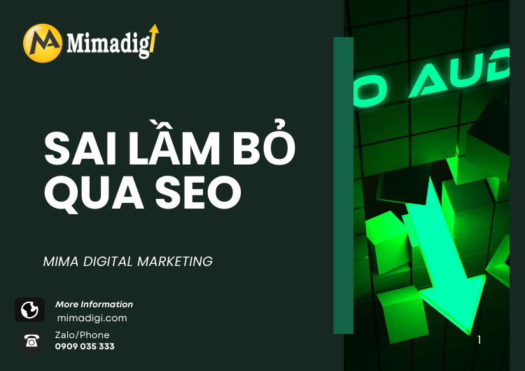 Website design focuses only on interface and ignores SEO at Mima