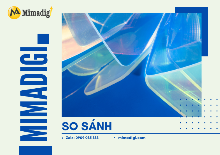 so sánh: landing page với website nhiều trang tại Mima