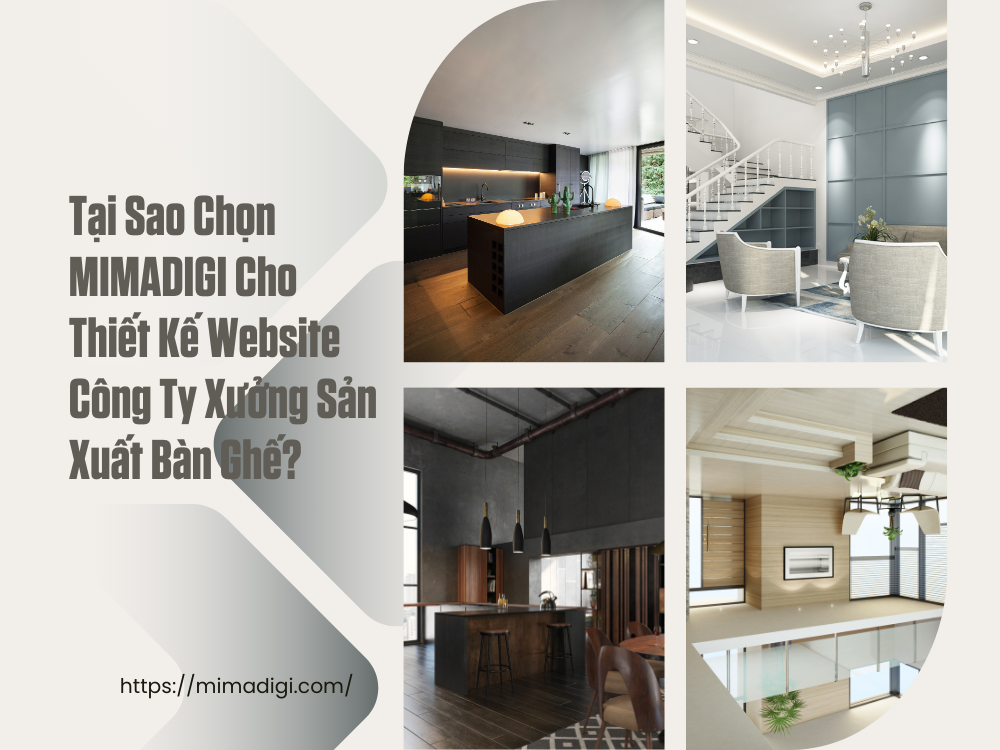 Website Design for Furniture Manufacturing Factory at mimadigi