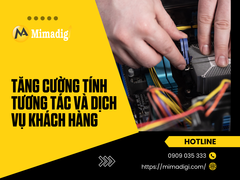 Thiết kế website nhà máy lắp ráp điện tử tại mimadigi