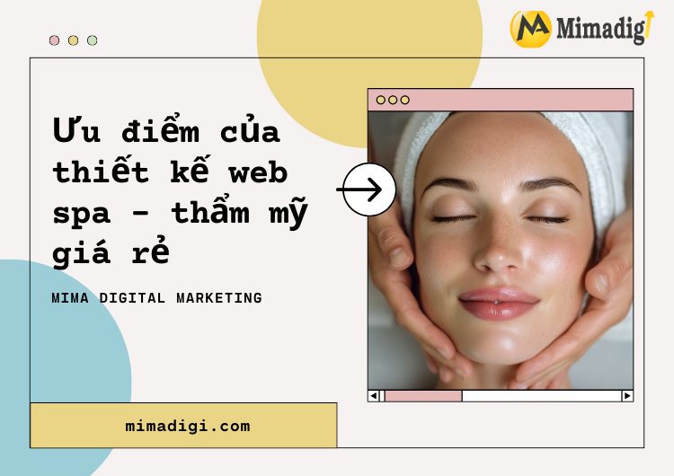 Cheap Spa & Beauty Website Design at Mima