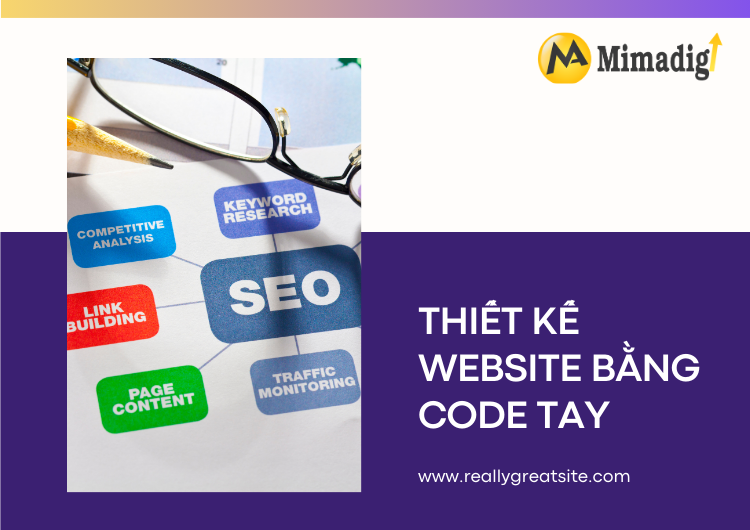So sánh thiết kế website bằng code tay và WordPress tại Mima