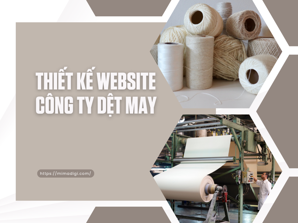 Textile Company Website Design at mimadigi