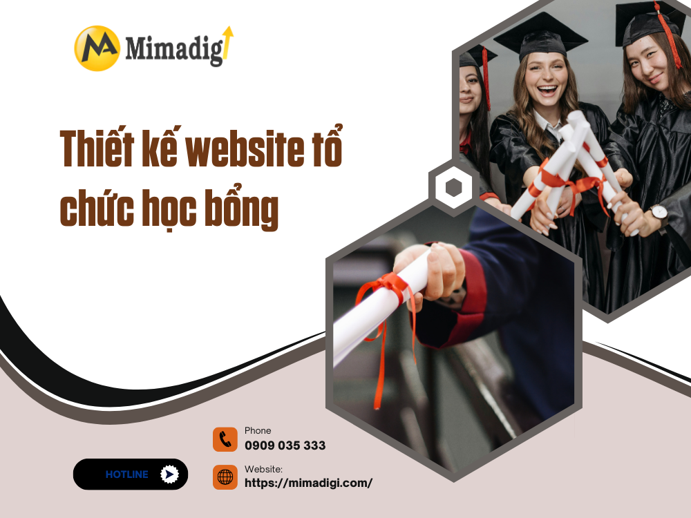 Scholarship Organization Website Design at mimadigi