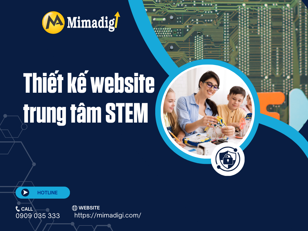 STEM Center Website Design at mimadigi
