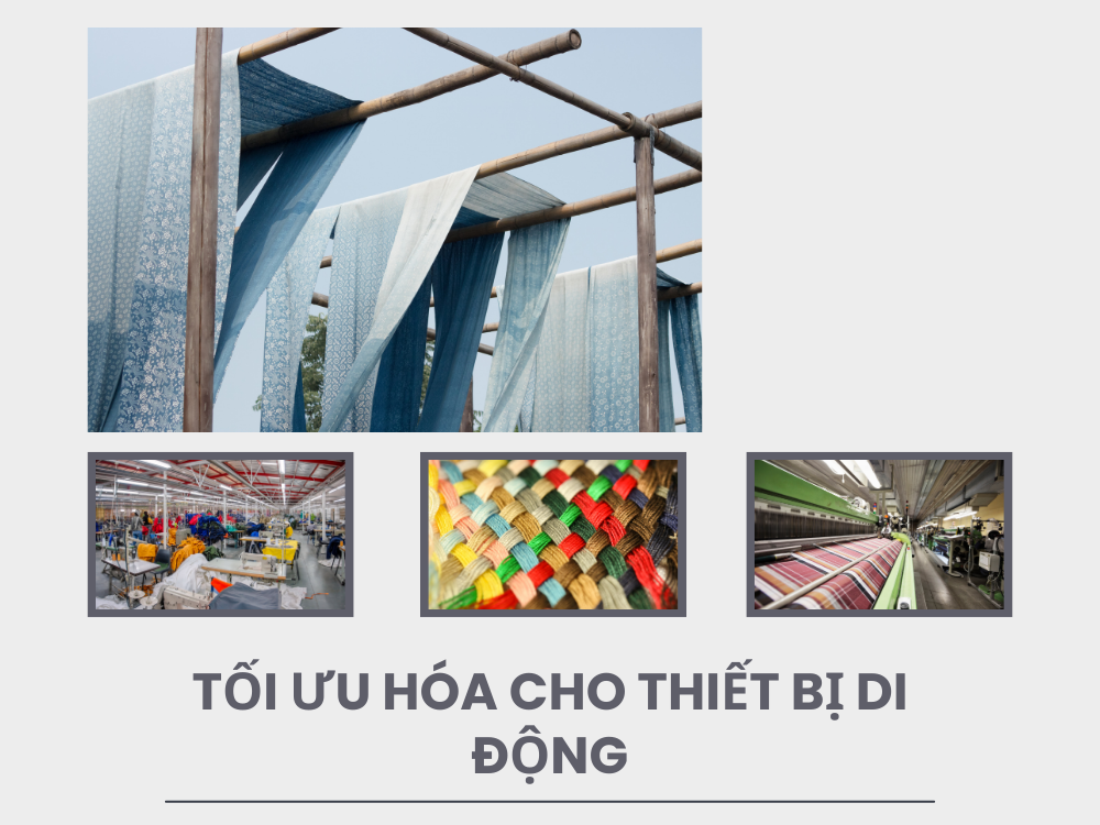 Textile Company Website Design at mimadigi