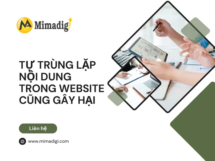 Self-Duplication of Content within a Website is also Harmful at mima