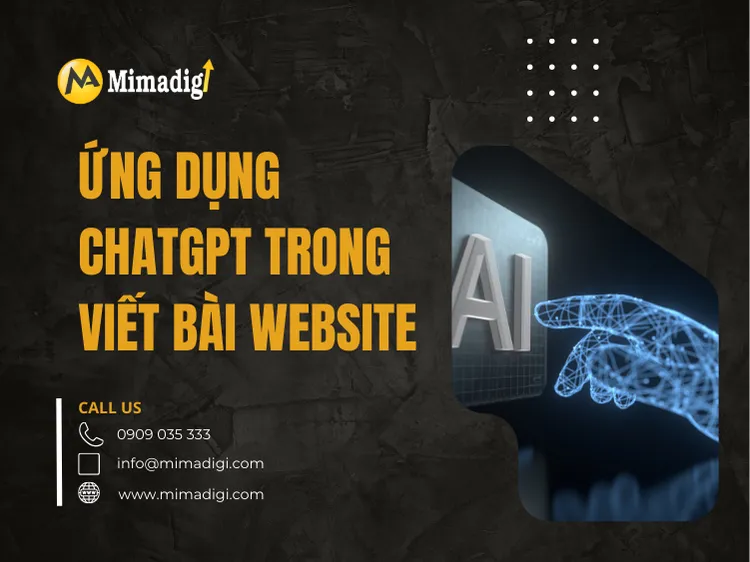 Applications of ChatGPT in Website Content Writing at mima