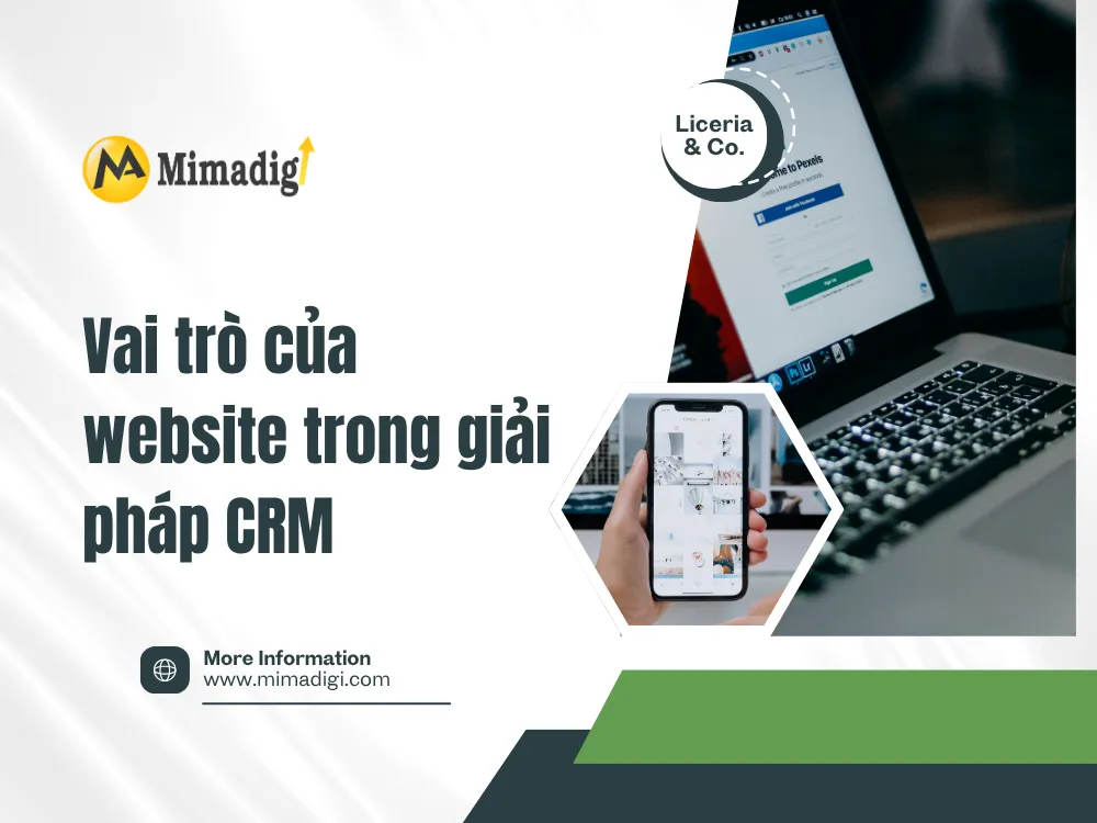 Vai trò của website trong giải pháp CRM tại mima