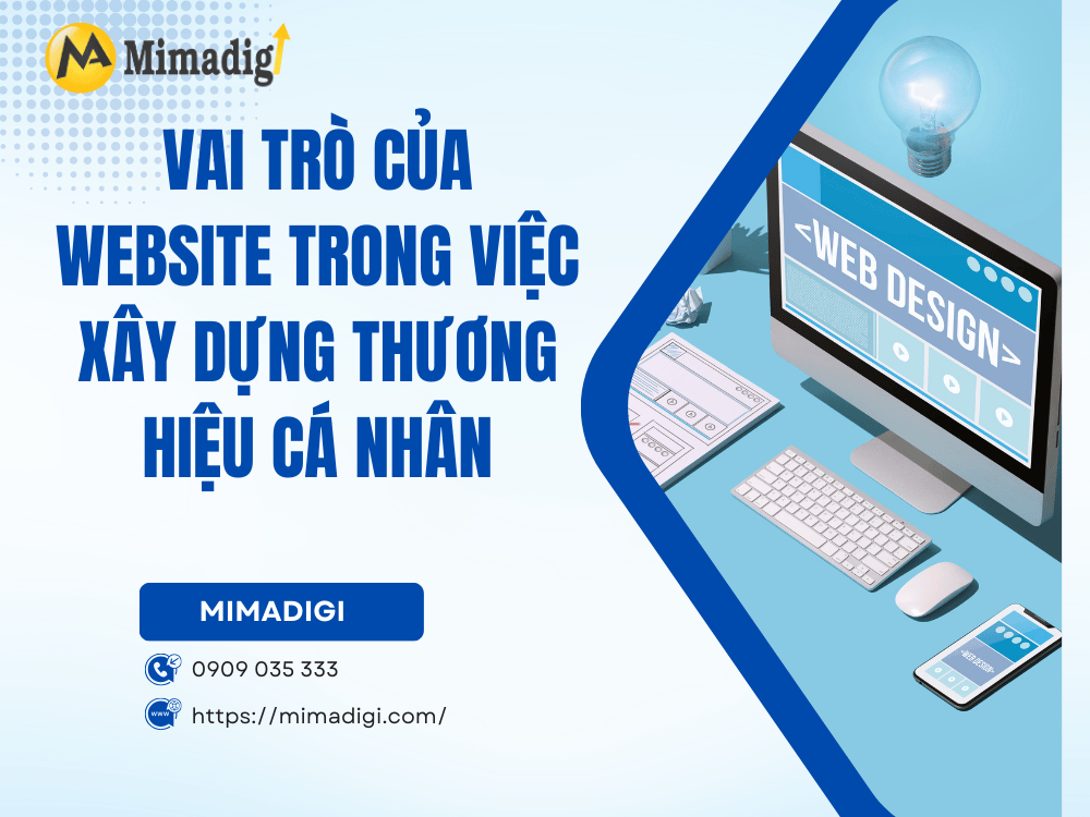 The role of a website in building a personal brand at MIMA