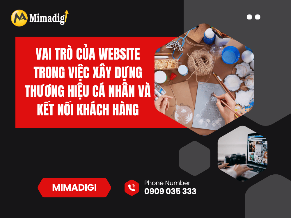The role of the website in building a personal brand and connecting with customers at MIMA