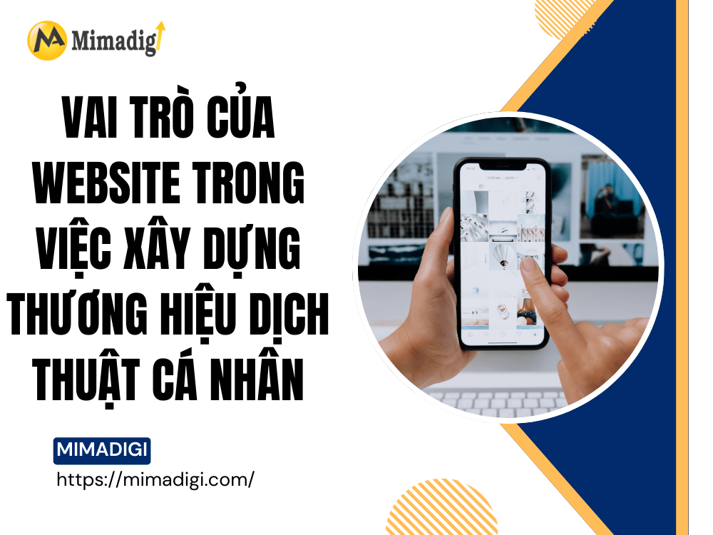 The role of the website in building a personal translation brand at MIMA