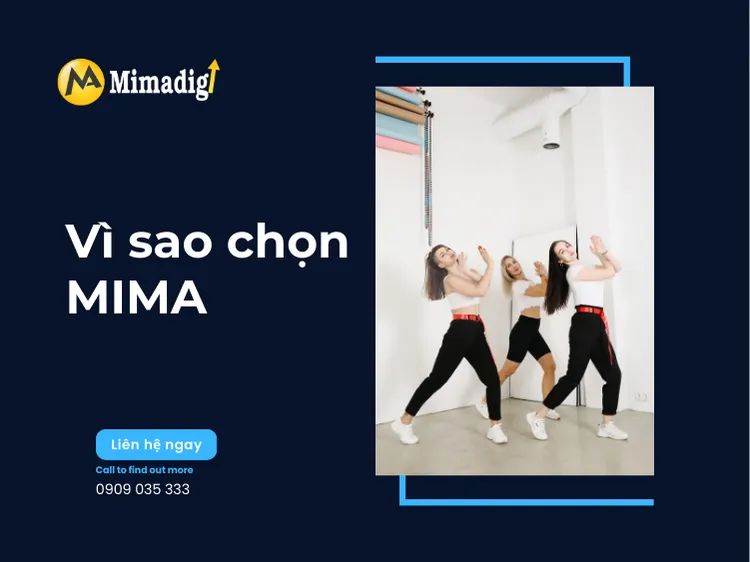 Vì sao chọn MIMA để thiết kế website ban nhạc – nhóm nhảy tại mima