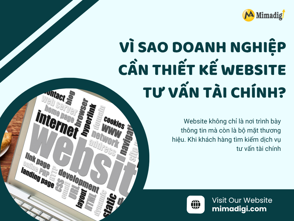 Vì Sao Doanh Nghiệp Cần Thiết Kế Website Tư Vấn Tài Chính? tại mimadigi