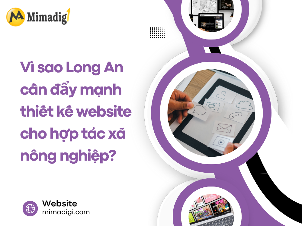 Vì sao Long An cần đẩy mạnh thiết kế website cho hợp tác xã nông nghiệp? tại mimadigi