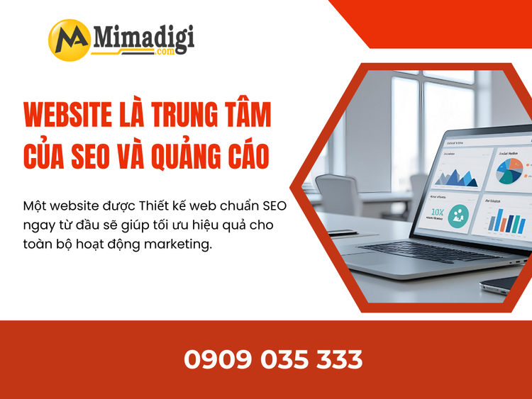 Website là trung tâm của SEO và quảng cáo