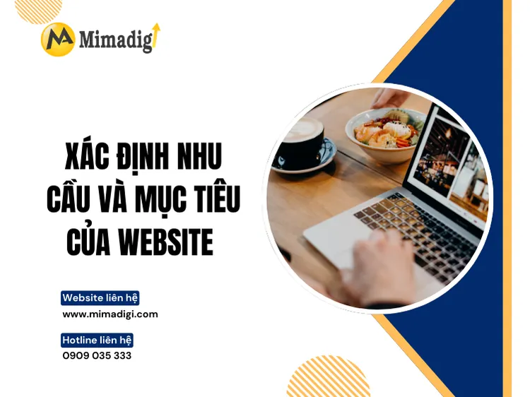 Xác định nhu cầu và mục tiêu của website tại mima