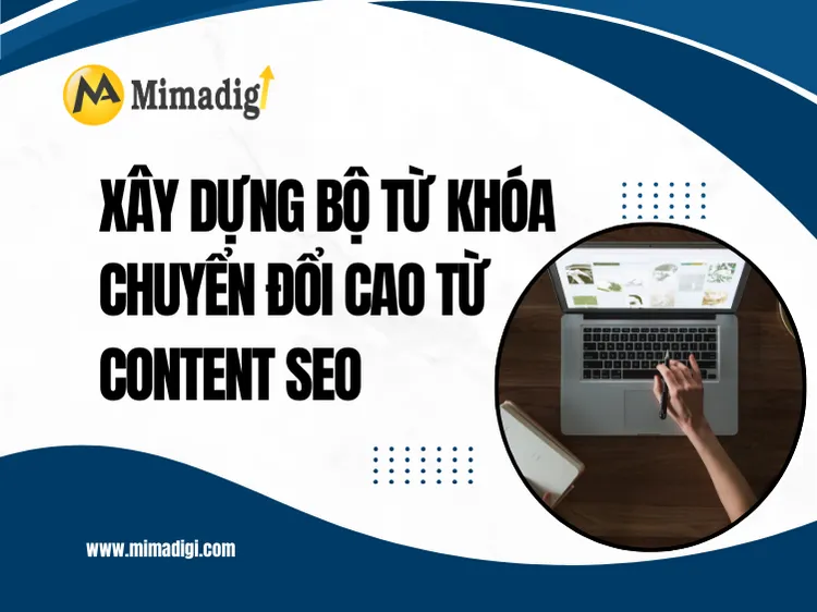 Building a set of high-converting keywords from SEO content at mima