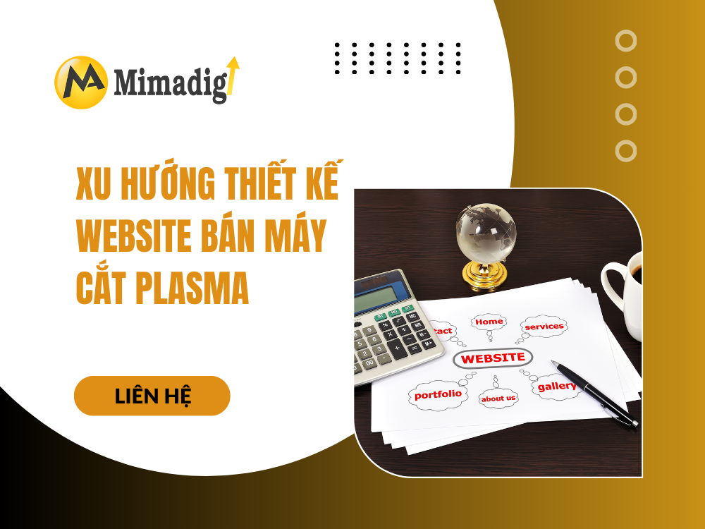 Xu hướng thiết kế website bán máy cắt plasma tại mima