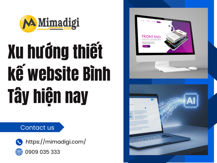 Xu hướng thiết kế website Bình Tây hiện nay