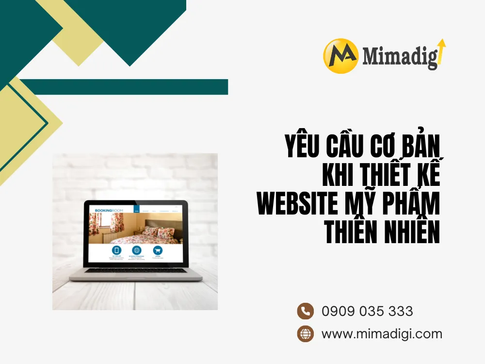 Yêu Cầu Cơ Bản Khi Thiết Kế Website Mỹ Phẩm Thiên Nhiên tại mima