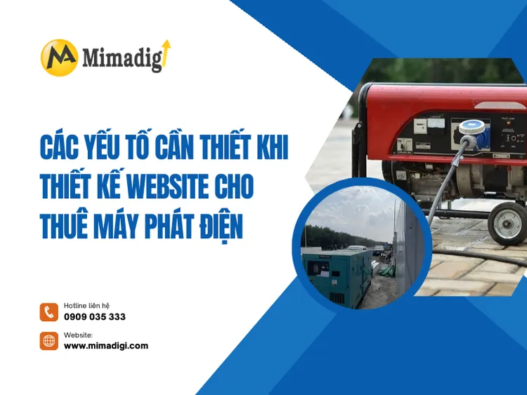 Essential factors when designing a generator rental website at mima