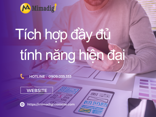 Thiết kế website tại Hải Phòng – Chuẩn UX/UI, miễn phí hosting cùng với thiết kế web MIMA
