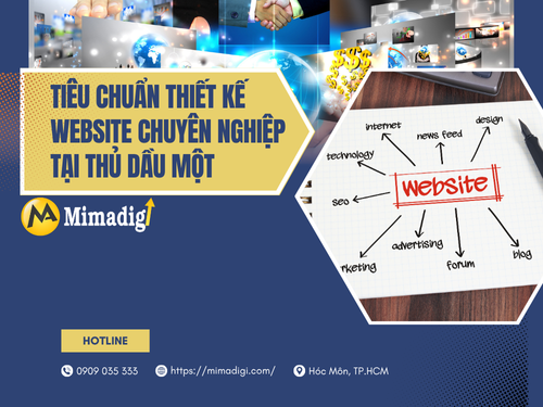 Thiết kế website Thủ Dầu Một Bình Dương của mimadigi
