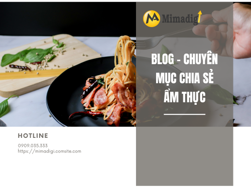 Content website cho lĩnh vực F&B của mimadigi