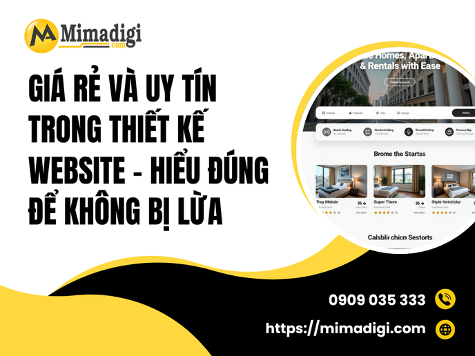 Giá Rẻ Và Uy Tín Trong Thiết Kế Website – Hiểu Đúng Để Không Bị Lừa