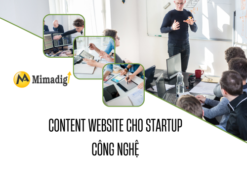 Content website cho startup công nghệ của mimadigi