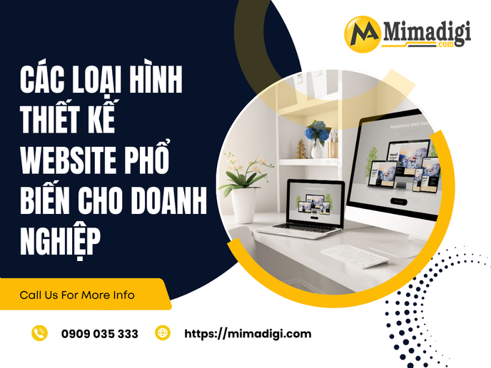 Các Loại Hình Thiết Kế Website Phổ Biến Cho Doanh Nghiệp