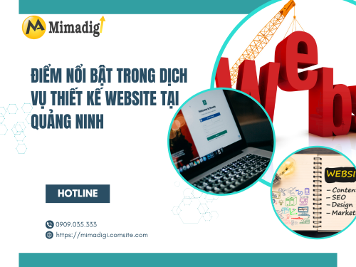 Thiết kế website tại Quảng Ninh – Website giới thiệu, bán hàng của mimadigi