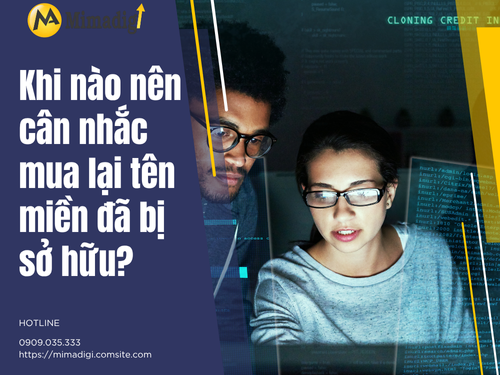 Cách mua lại tên miền đẹp đã bị sở hữu của mimadigi