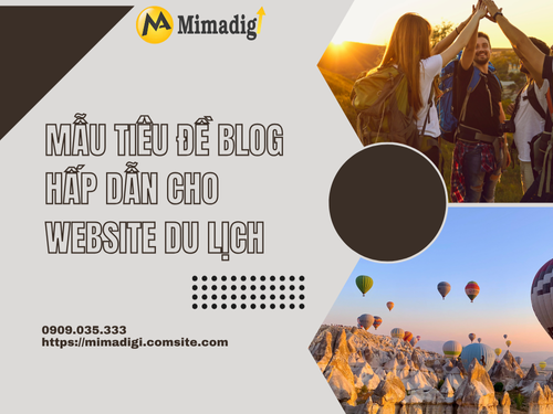 Content website cho ngành du lịch/lữ hành của mimadigi