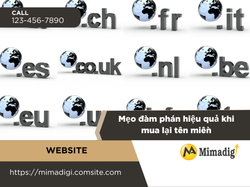 Cách mua lại tên miền đẹp đã bị sở hữu của mimadigi