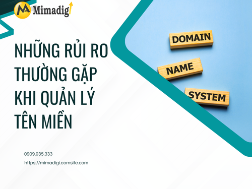 Quản lý tên miền như thế nào để tránh mất mát và sai sót? của mimadigi