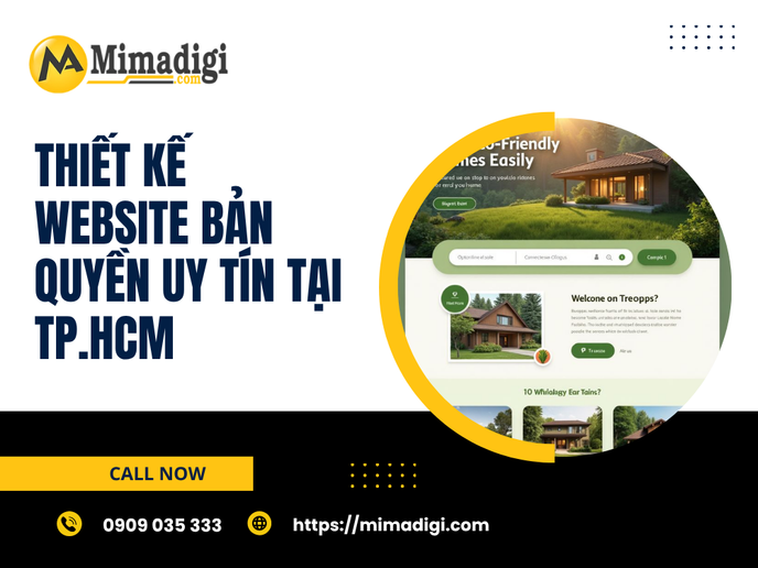 Thiết Kế Website Bản Quyền Uy Tín Tại TP.HCM