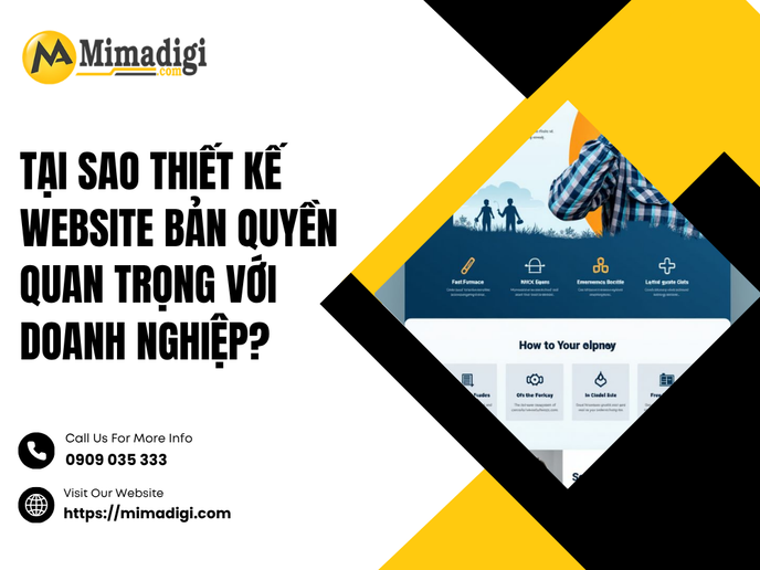 Tại Sao Thiết Kế Website Bản Quyền Quan Trọng Với Doanh Nghiệp?