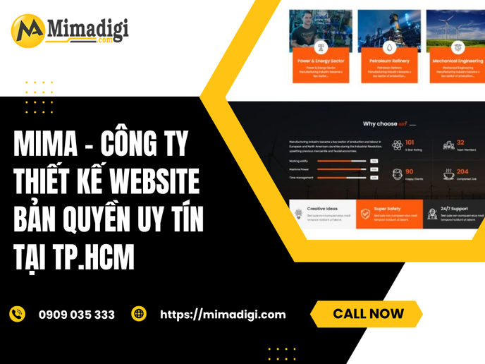 MIMA – Công Ty Thiết Kế Website Bản Quyền Uy Tín Tại TP.HCM