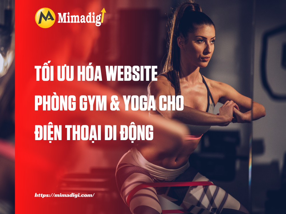 Gym & Yoga website design at mimadigi