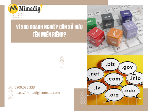 Cách chọn tên miền phù hợp cho website doanh nghiệp cùng mimadigi